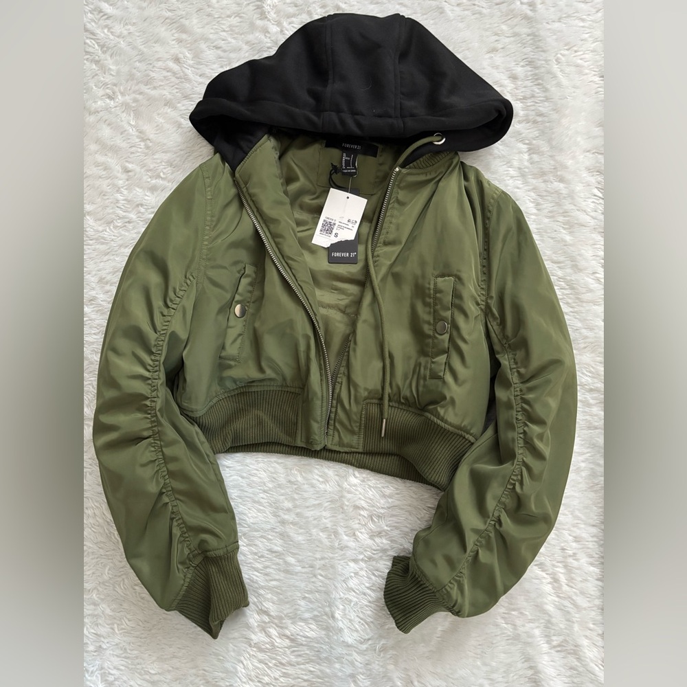 Green Bomber Jacket